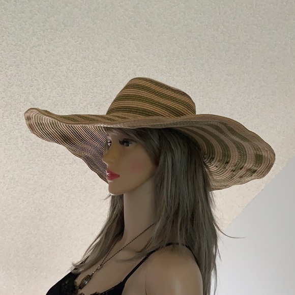 Steve Madden Floppy Straw paper Beach Hat one size - Picture 1 of 11